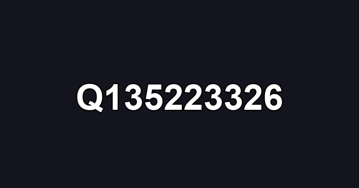 Q135223326