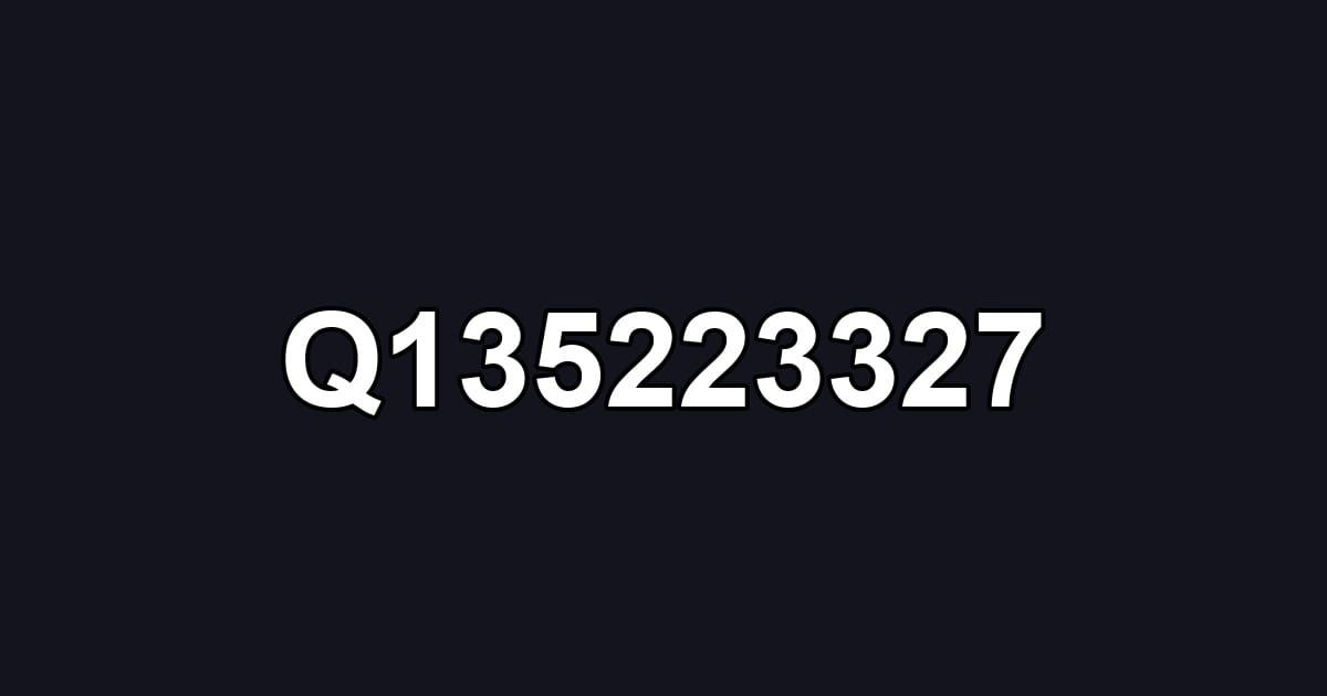 Q135223327