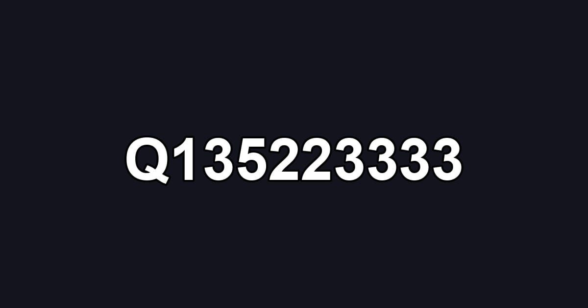 Q135223333