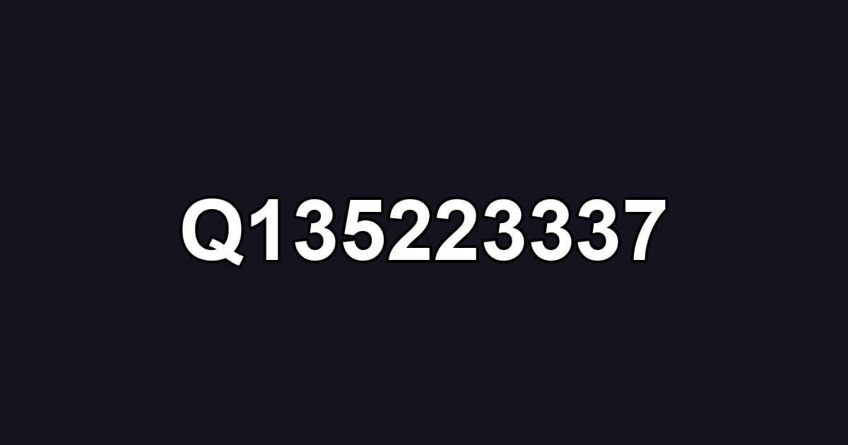 Q135223337