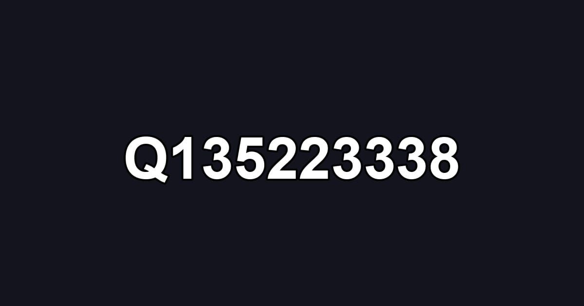 Q135223338