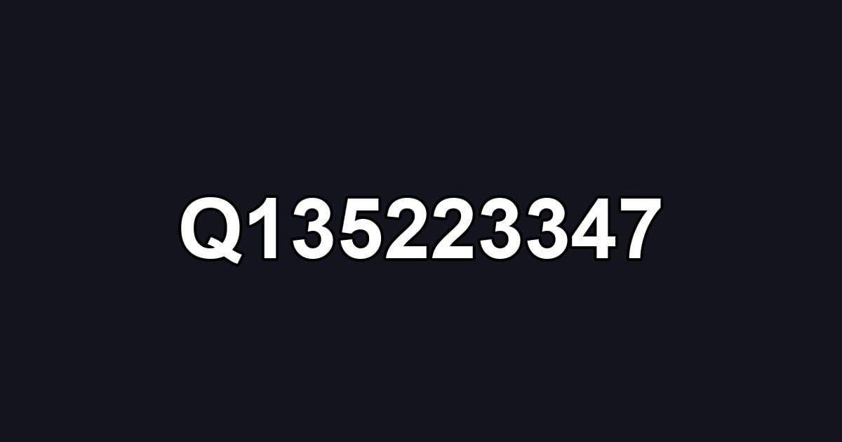 Q135223347