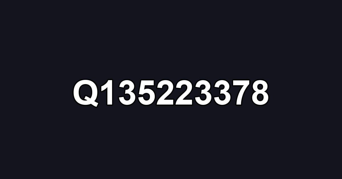 Q135223378