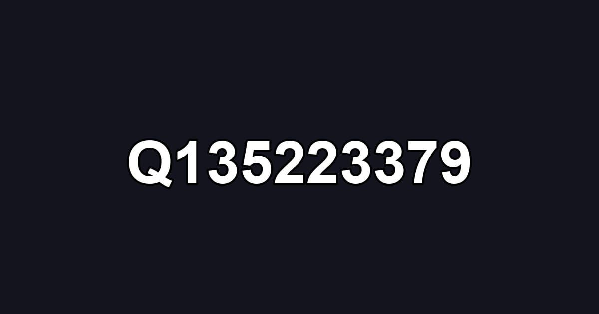 Q135223379