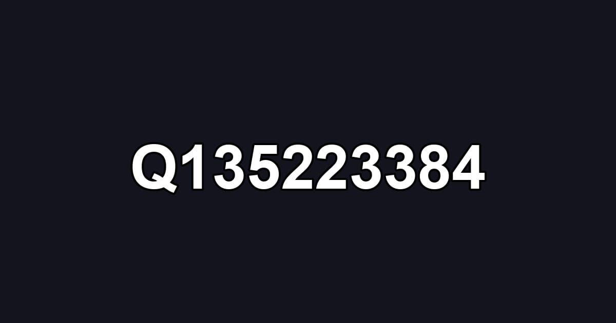 Q135223384