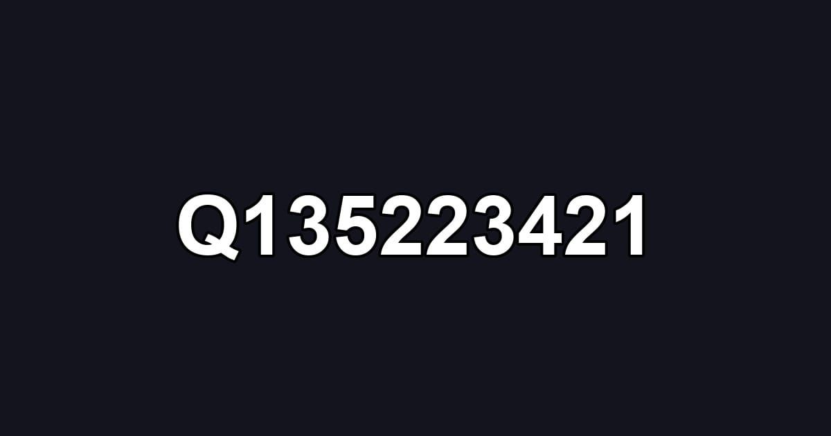Q135223421