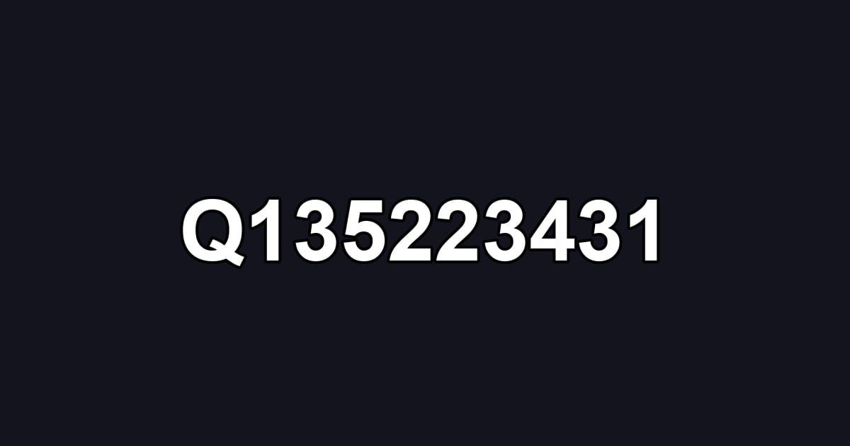Q135223431