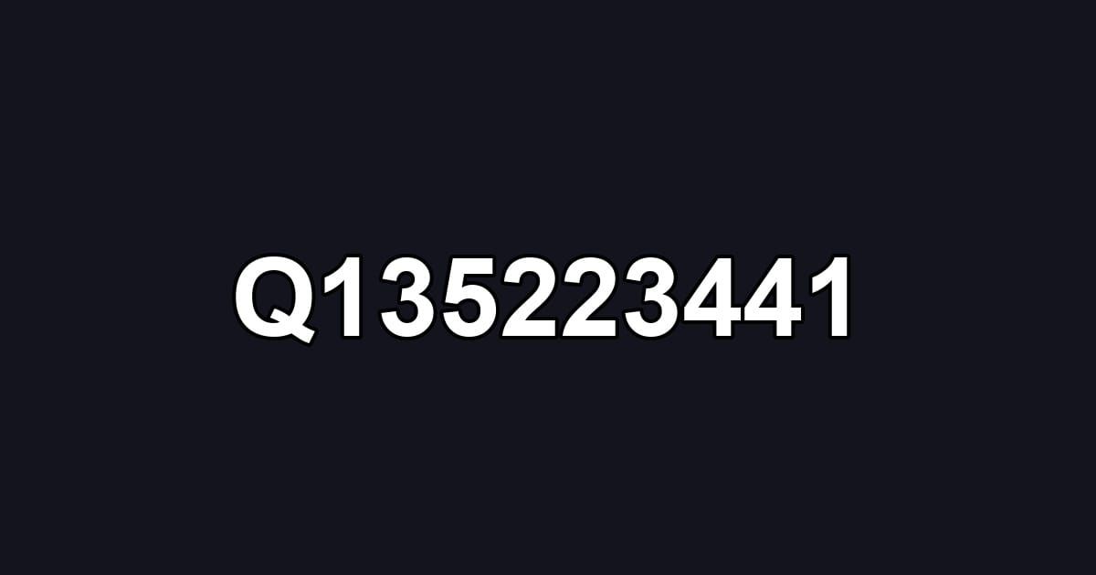 Q135223441
