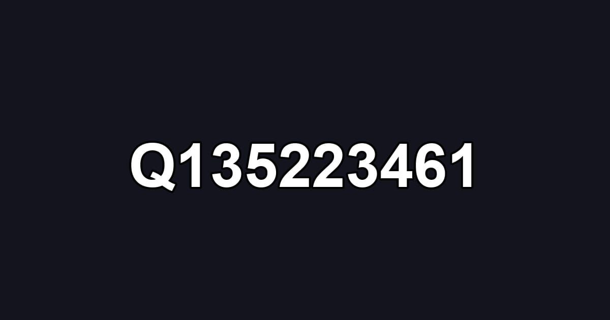 Q135223461