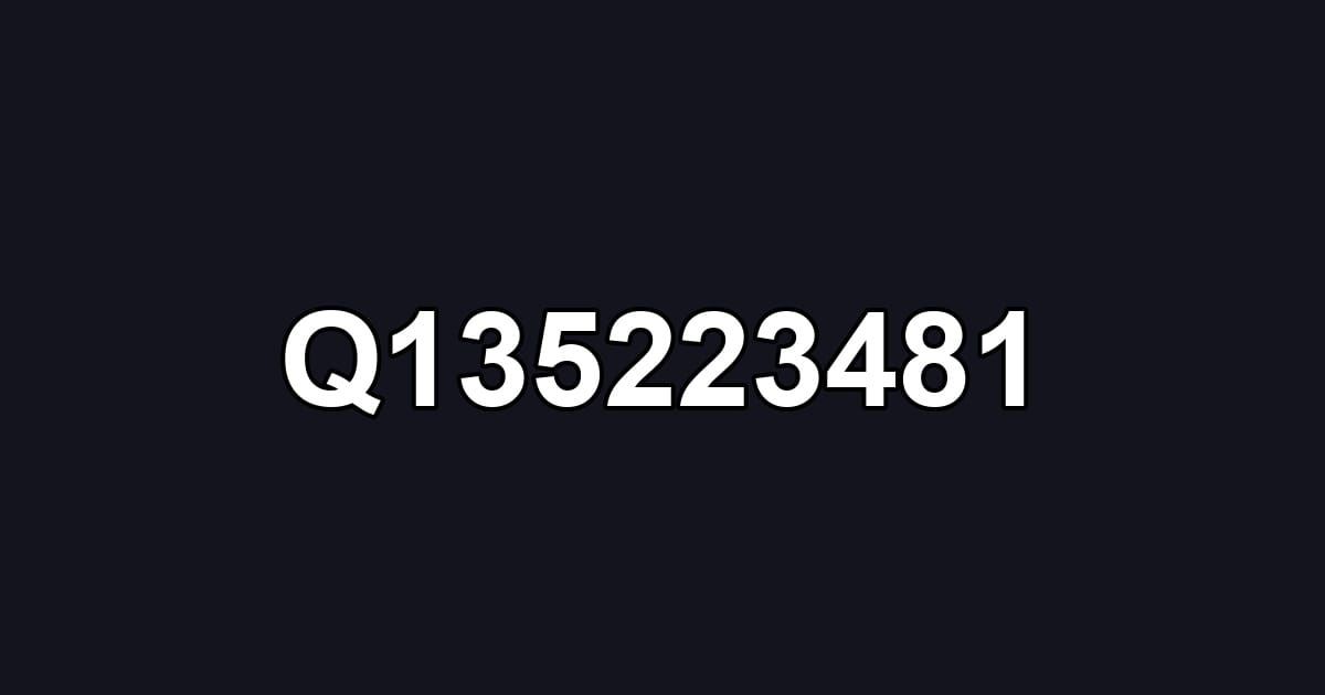 Q135223481