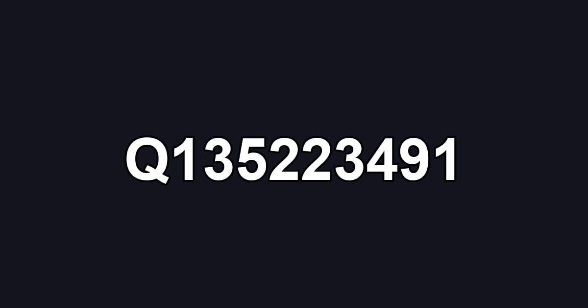 Q135223491