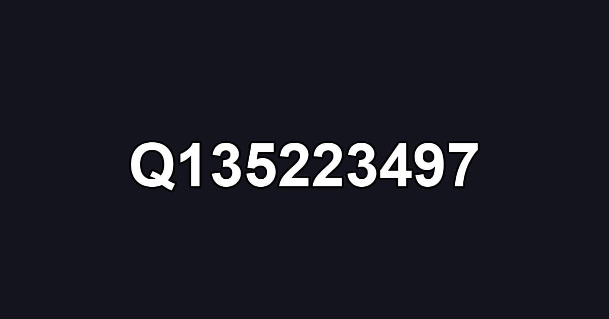 Q135223497