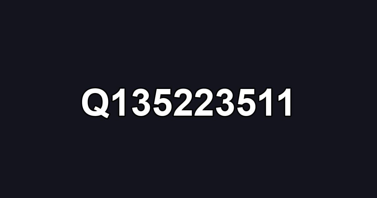 Q135223511