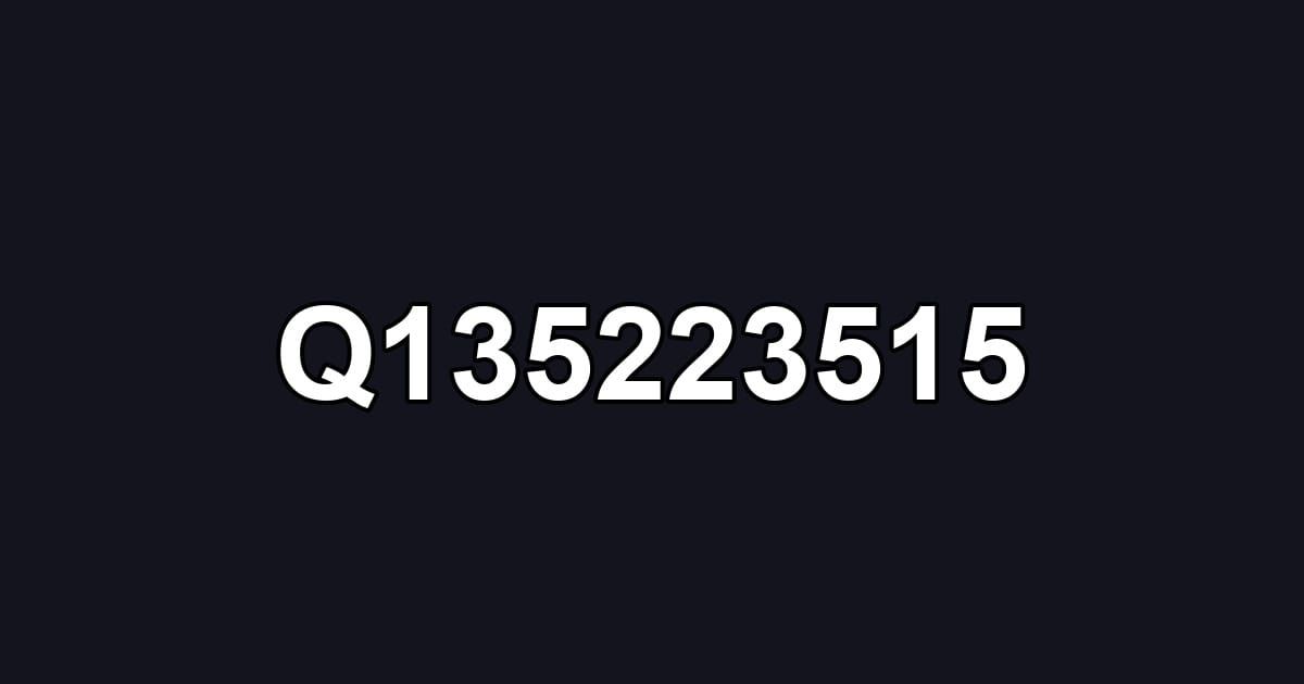 Q135223515