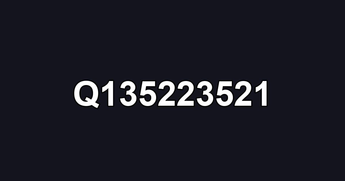 Q135223521