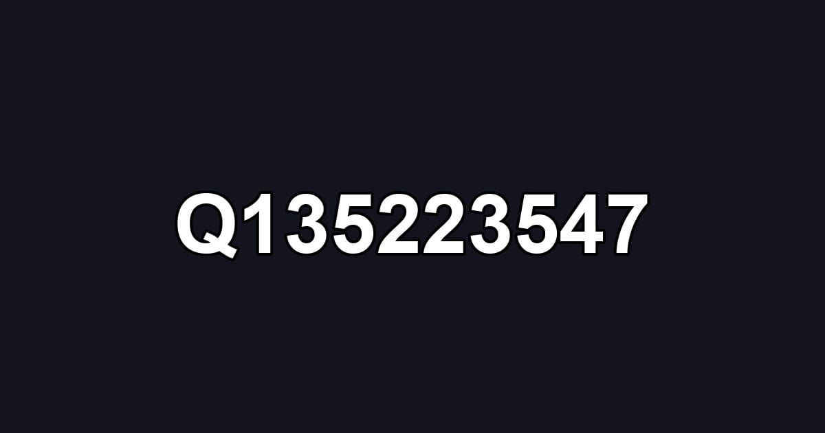 Q135223547