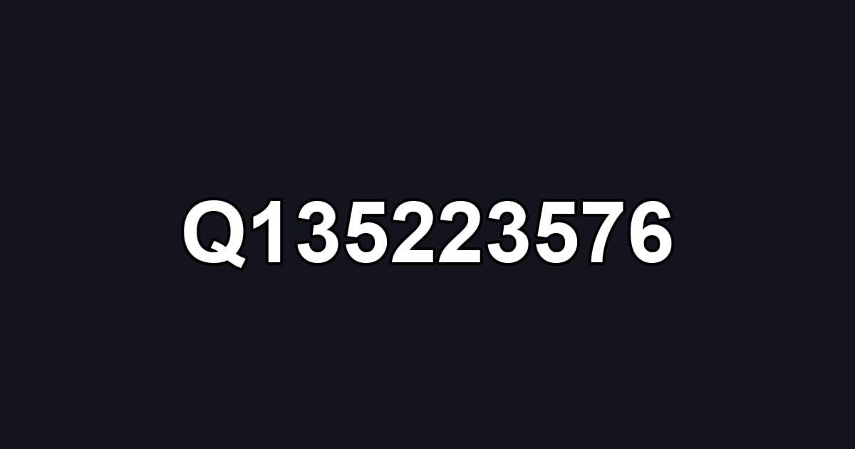 Q135223576