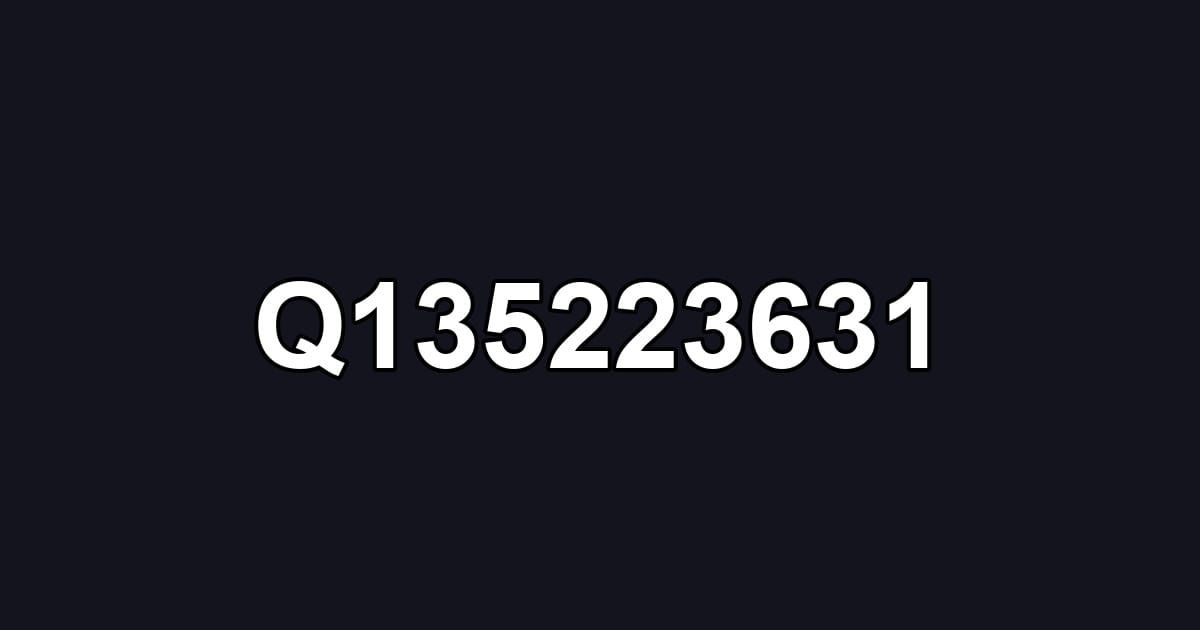 Q135223631