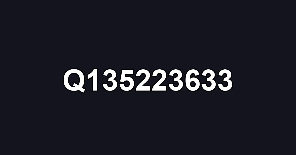 Q135223633