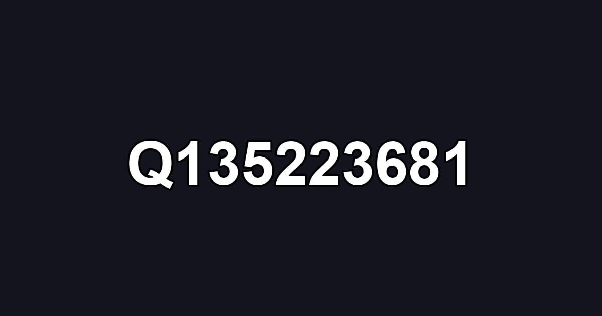 Q135223681