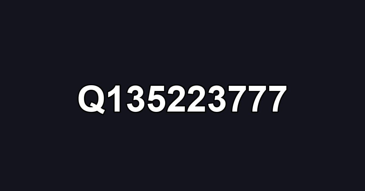 Q135223777