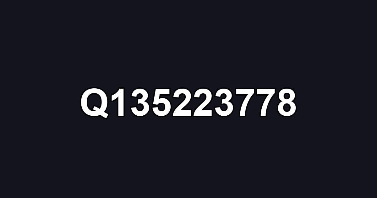 Q135223778