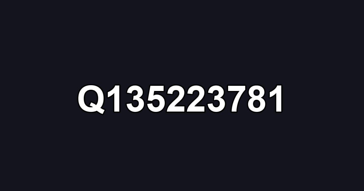 Q135223781
