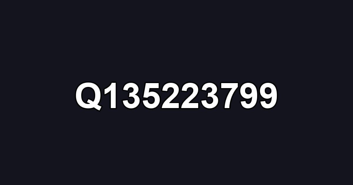 Q135223799