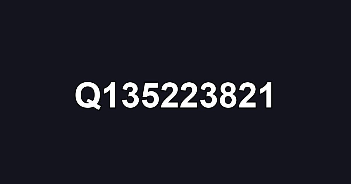 Q135223821