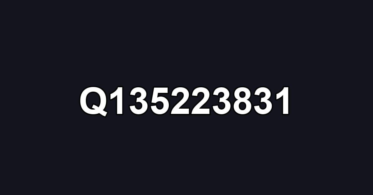 Q135223831