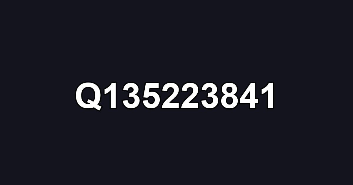 Q135223841