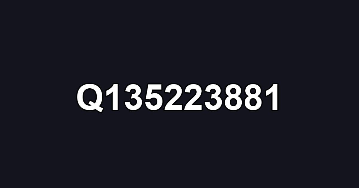 Q135223881