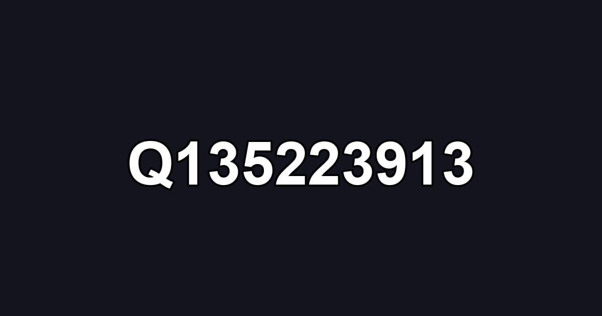 Q135223913