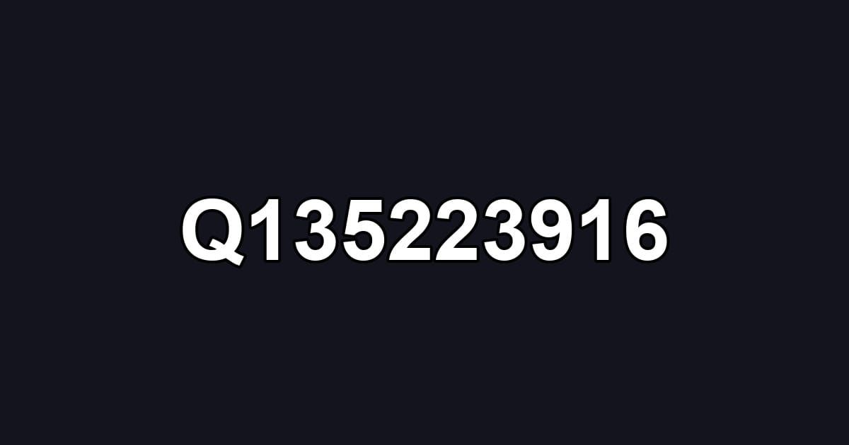 Q135223916