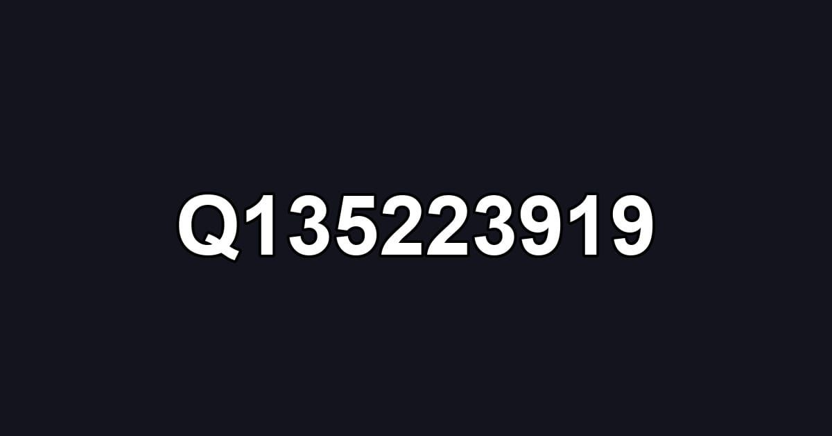 Q135223919