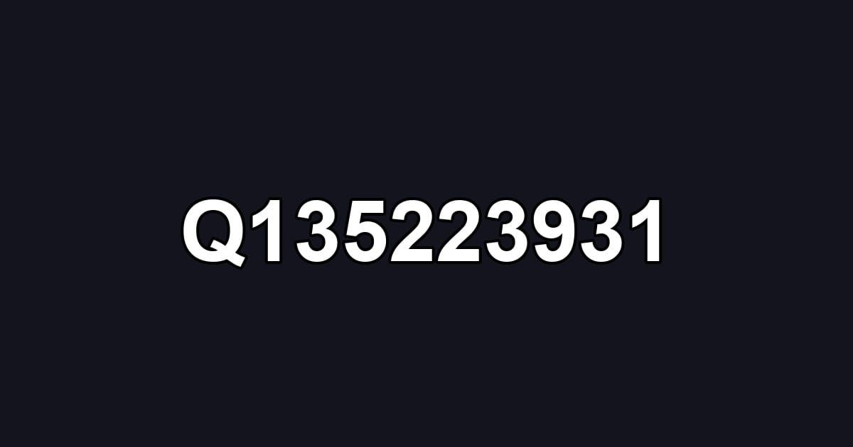 Q135223931
