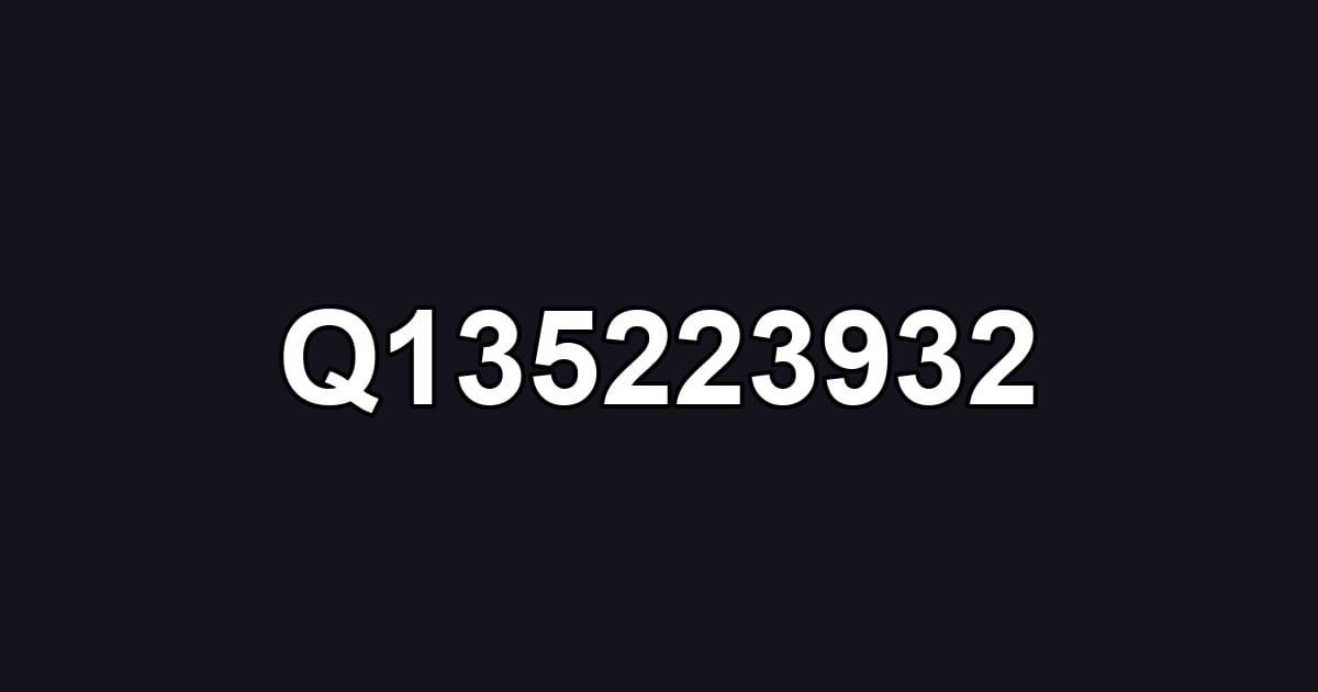 Q135223932