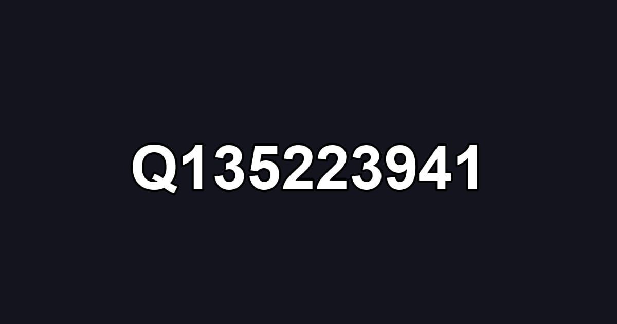 Q135223941