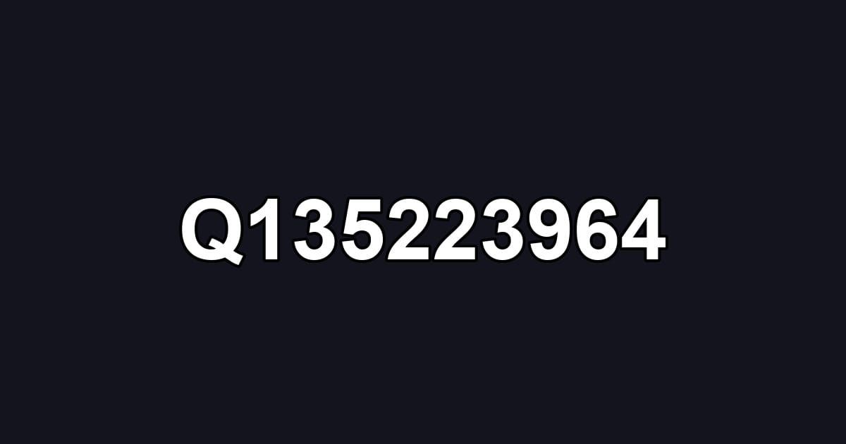 Q135223964