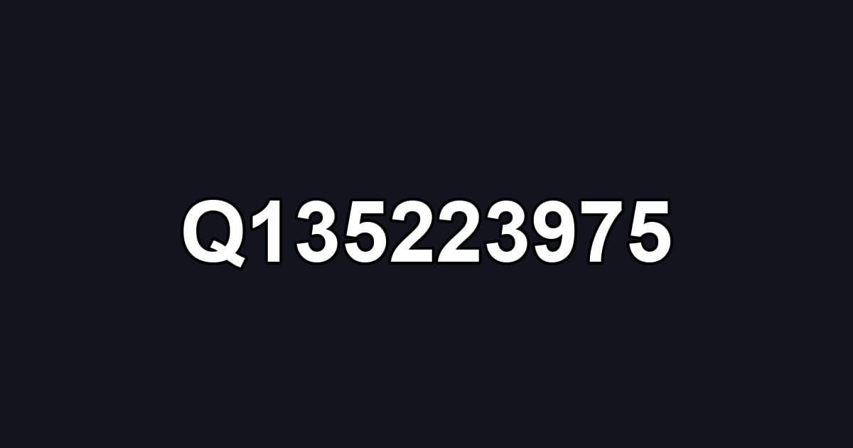 Q135223975
