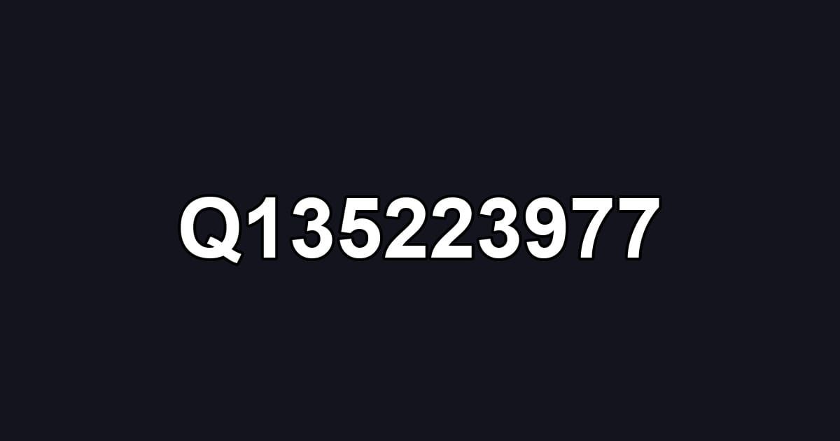 Q135223977
