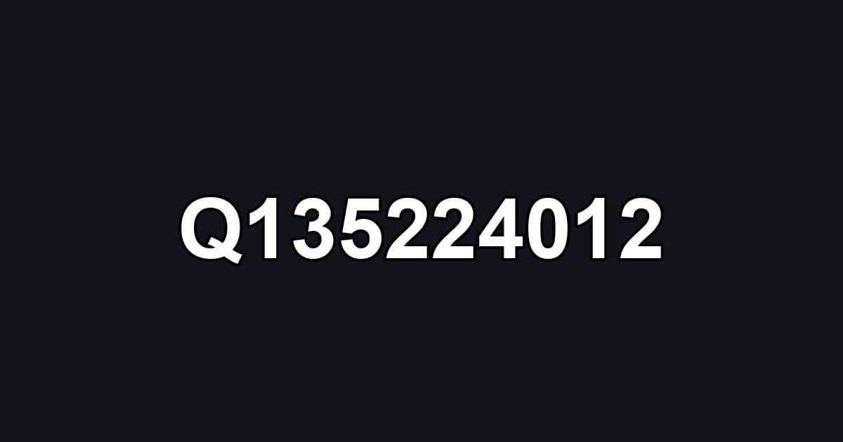 Q135224012