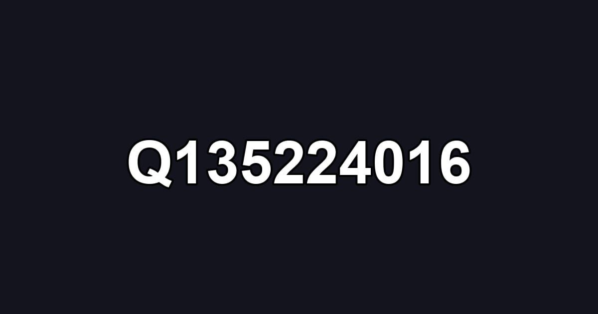 Q135224016