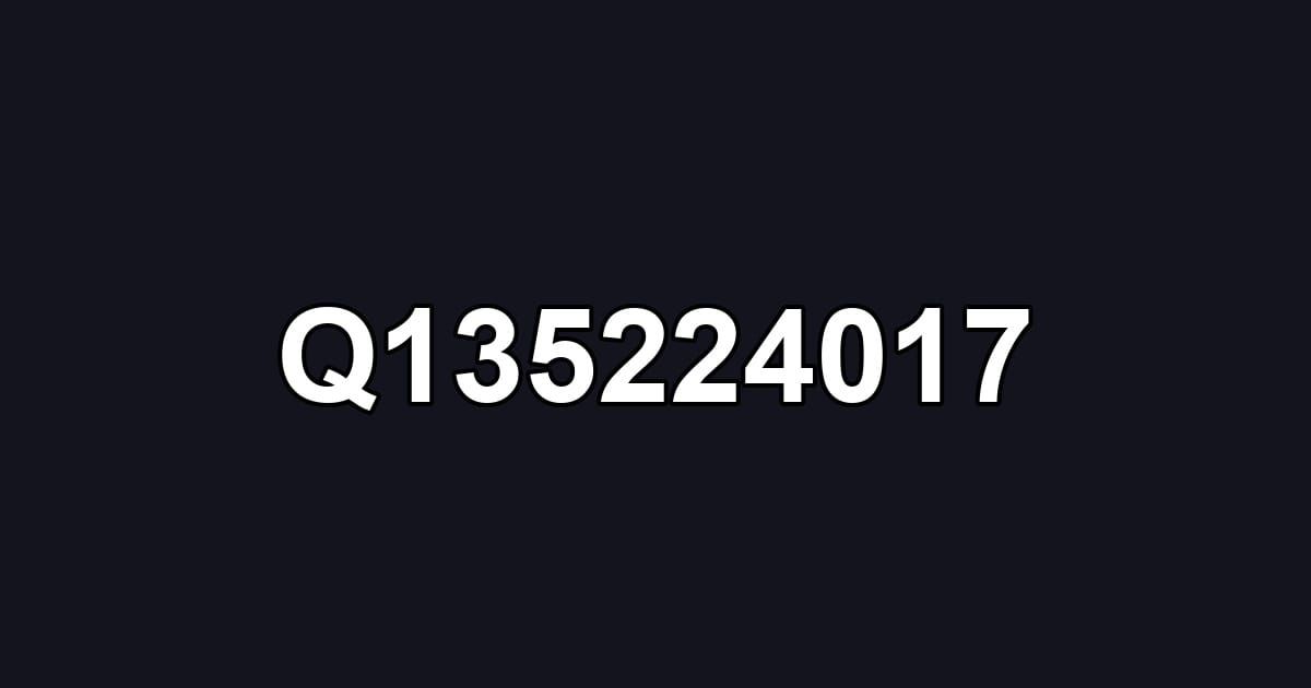 Q135224017