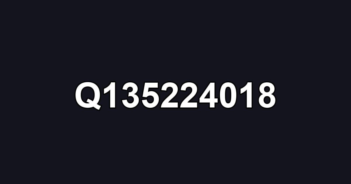 Q135224018