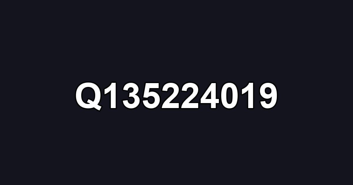 Q135224019