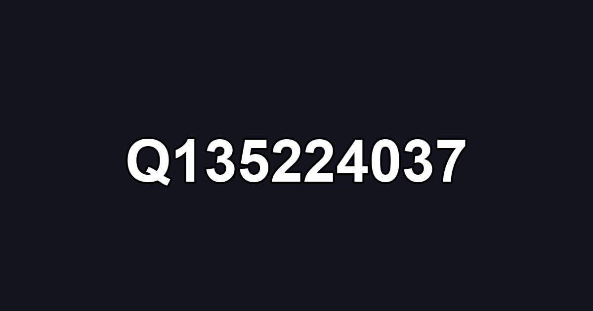 Q135224037