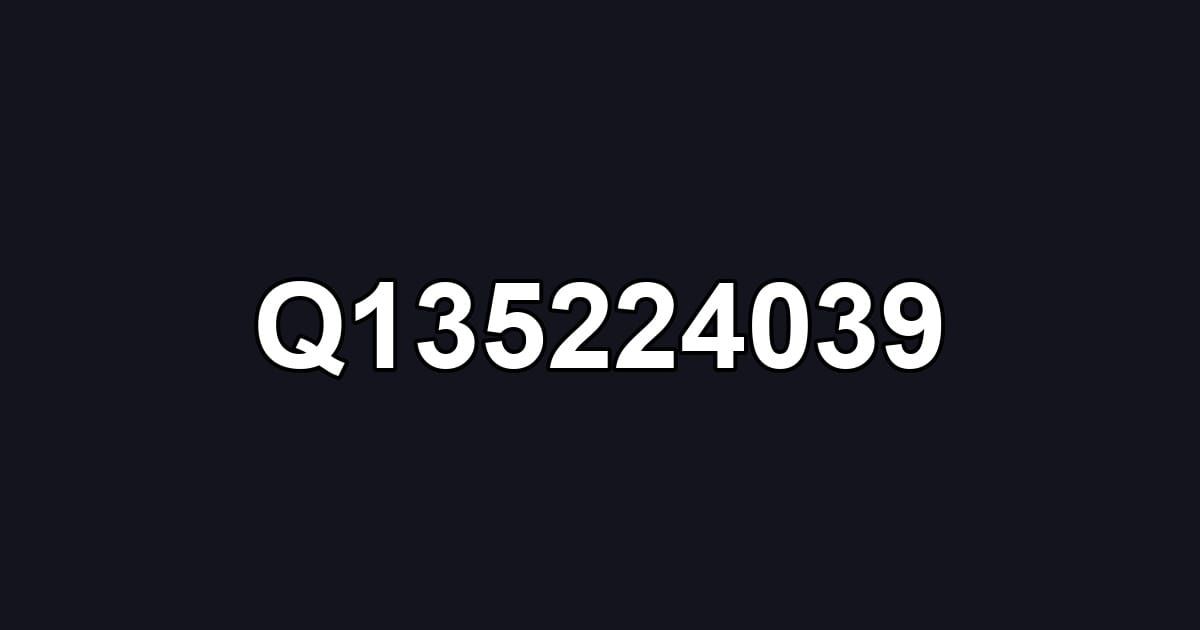 Q135224039