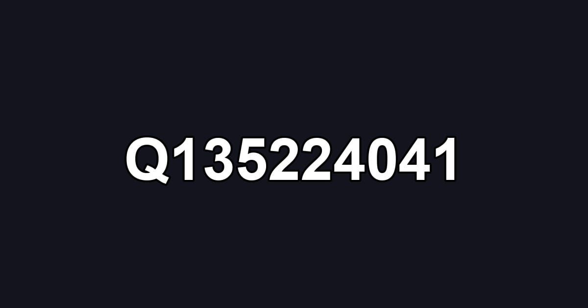 Q135224041