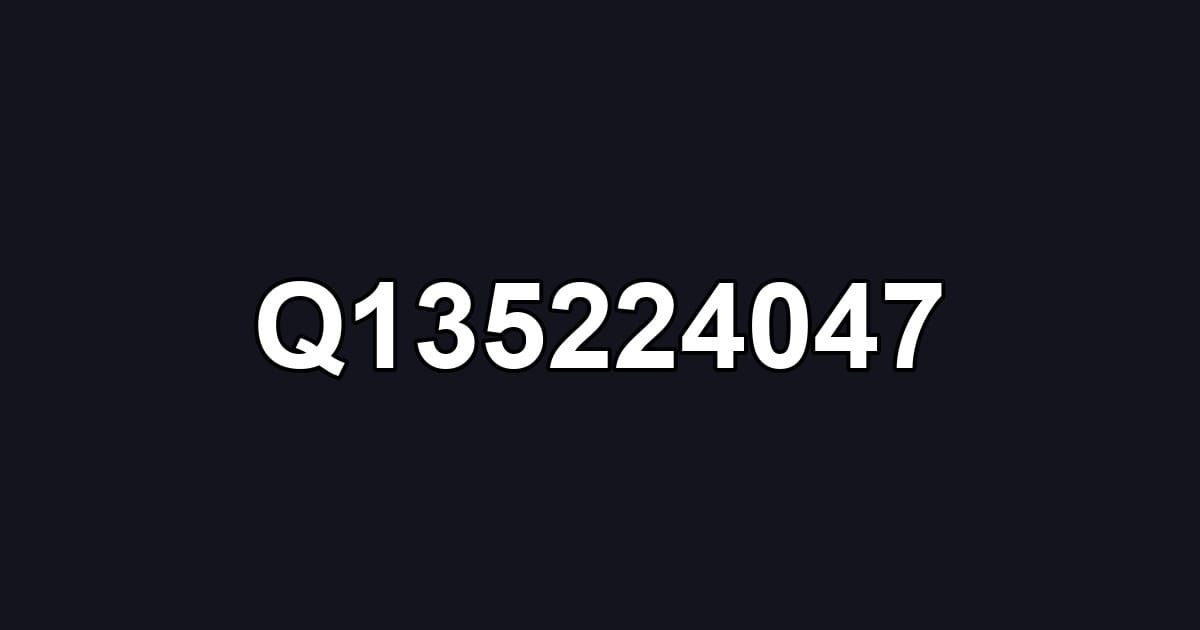 Q135224047
